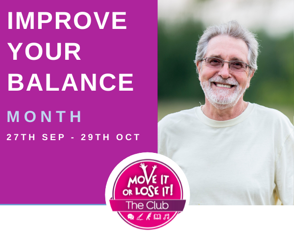 How to improve your balance and reduce falls - Move it or Lose it Club